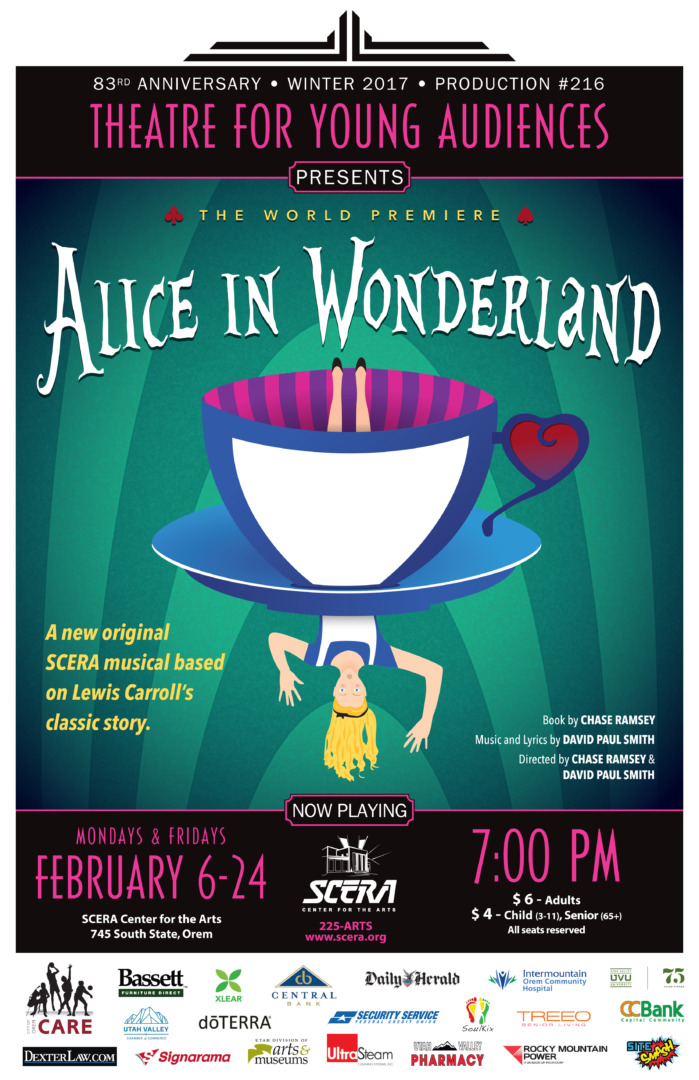 alice in wonderland play poster